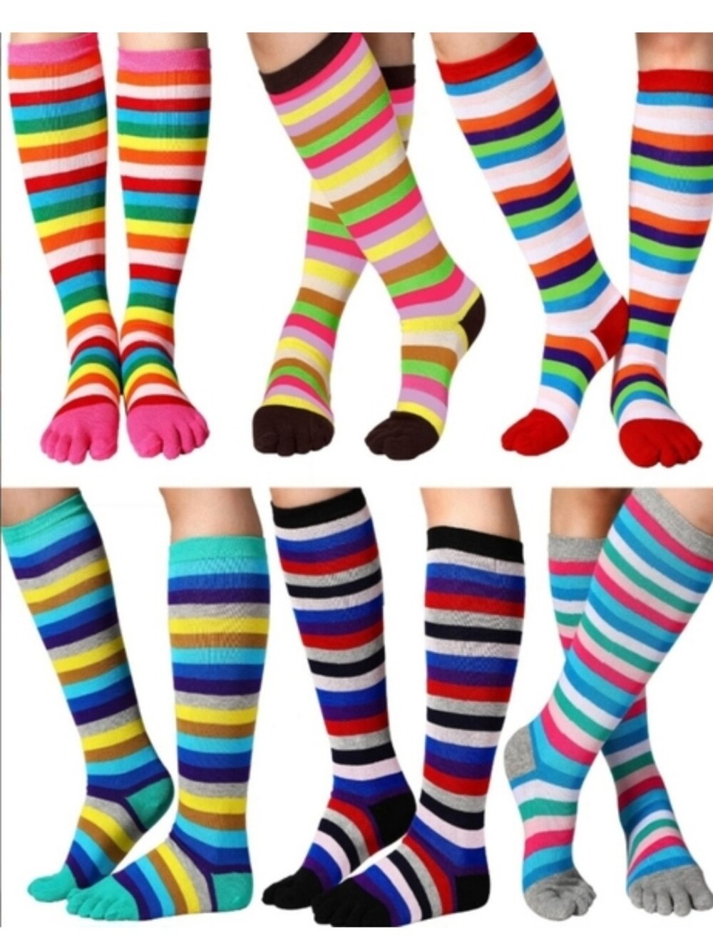Toe Socks! Pink Toe! Bundle 3 For $15